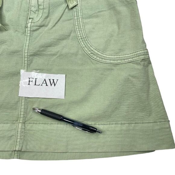 Anthropologie Pilcro And The Letterpress Utility A-line  Green Skirt - Picture 8 of 10